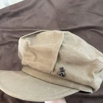 처분 예정 베이지 헌팅 캡 58cm 일본제