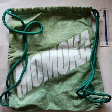 모모이로 클로버Z MOMOKA 그린 컬러 드로우 스트링 백