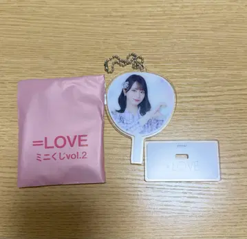 =LOVE 미니 복권 vol.2 키링 사사키 마이카 부채
