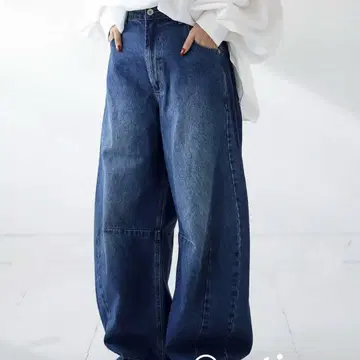안티카 벌룬 실루엣 데님 프리