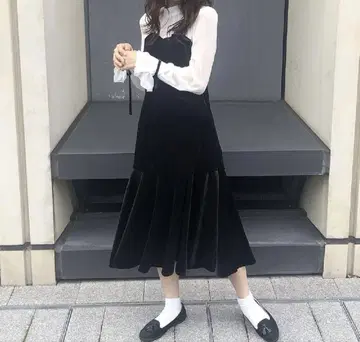 주노아 JUNOAH 뷔스티에 원피스 L 사이즈