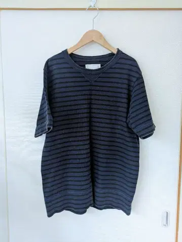 sacai 네이비 보더 T셔츠 16-01043M 2