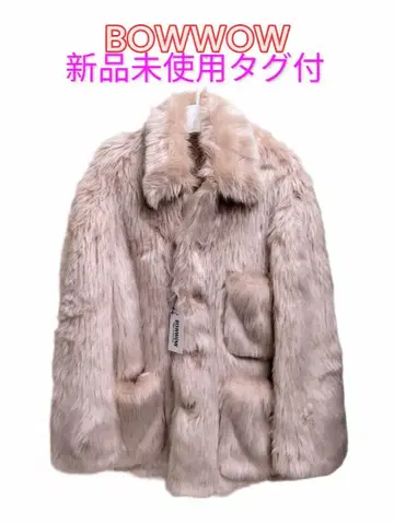 미사용 새상품 택 포함 BOWWOW 'TIDY' FUR JACKET