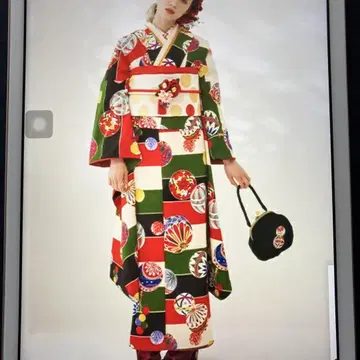 후리후 후리소데 마리본봉 오비 조리 세트