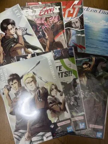 제일복권 진격의 거인 ~수의 거인은 내가 쓰러뜨린다~ F상 클리어 포스터