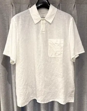 [ ZARA ORIGINS ] 100% LINEN POLO SHIRT