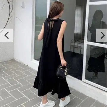 벌스데이 바쉬 Charlotte Ribbon dress 블랙 M