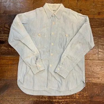Atlast&co 아뜨라스트 STRIPE WORK SHIRT 긴팔 셔츠