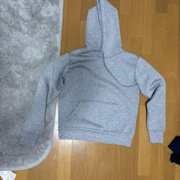 연한 그레이 후드티 [ 새상품 ]