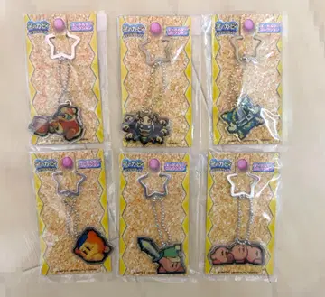 커비 트리플 디럭스 키링 컬렉션 6개 세트