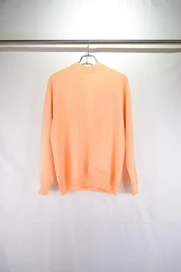 구제 유로 모크넥 반팔 탑 롱티 70s 80s 빈티지
