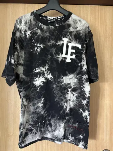 LEFLAH 타이 다이 패턴 T셔츠 L 사이즈