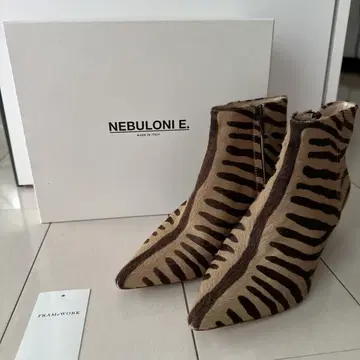 NEBULONI E. 이탈리아제 숏부츠 송치 제브라