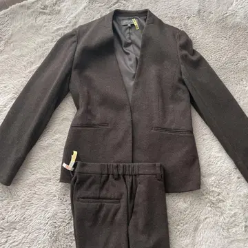 [ 새상품급 ] UNITED ARROWS 노카라 셋업 브라운 38