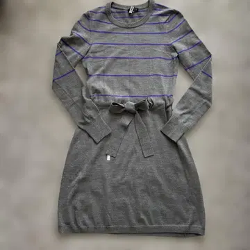 theory 띠어리 스트라이프 니트 원피스 사이즈 2