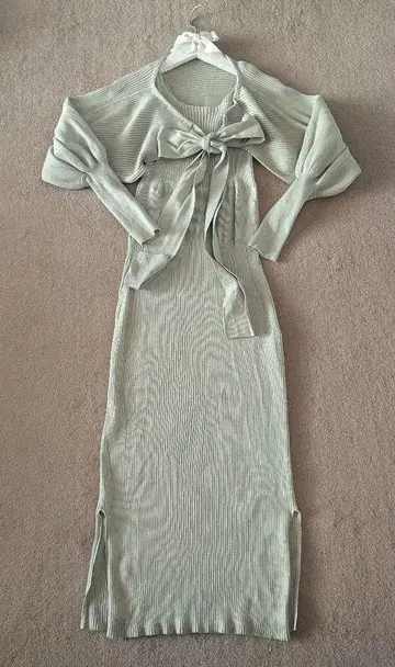 snidel 니트 원피스 볼레로 셋업 프리 사이즈