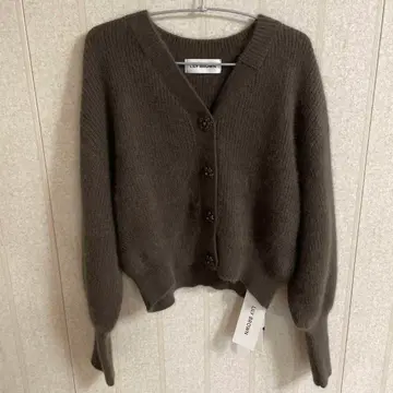 LILY BROWN 라쿤 혼방 니트 가디건