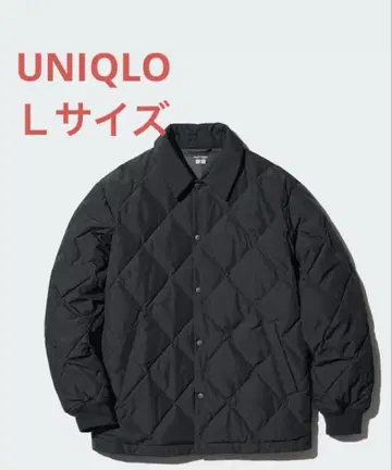 UNIQLO 퍼프테크 퀼팅 자켓 블랙 L 사이즈