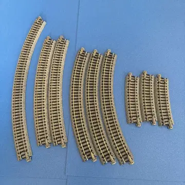 N 게이지 커브 레일 4종류 9개 세트