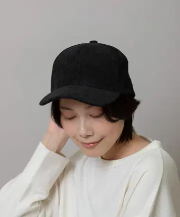 Munich 코듀로이 블랙 야구 모자