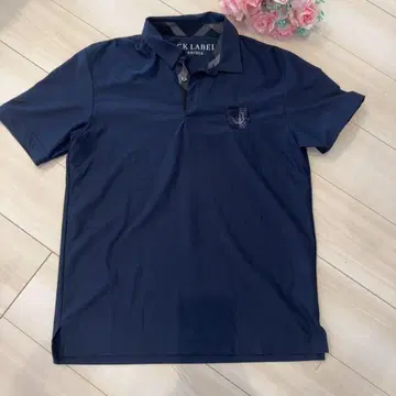 BLACK LABEL CRESTBRIDGE 네이비 피케 셔츠