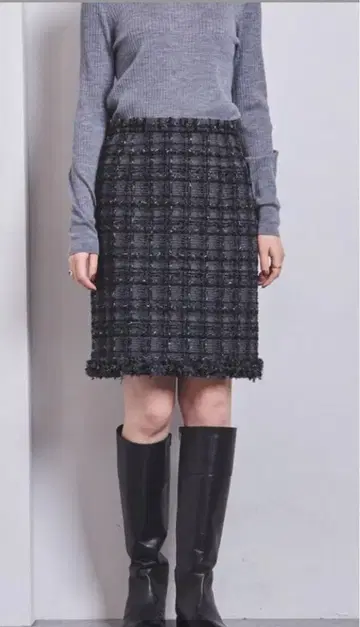 UNITED ARROWS 팬시 트위드 스커트