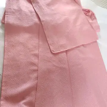 새상품 1개 문장 기모노 순수 실크 이로무지