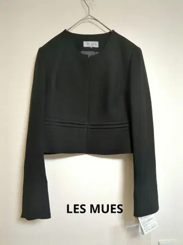 [택 포함 새상품] LES MUES 노카라 블랙 자켓 13 워셔블
