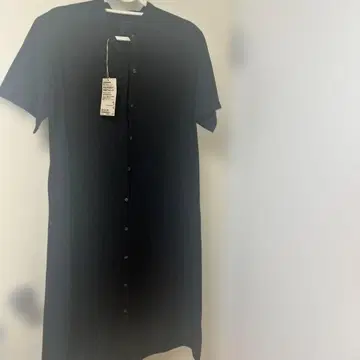 MUJI 반팔 원피스 S 블랙
