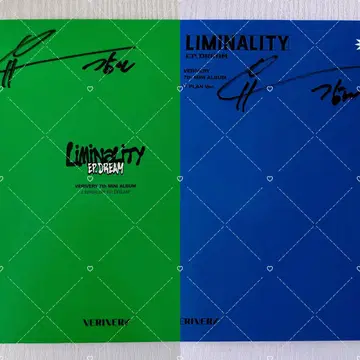 VERIVERY LIMINALITY EP DREAM 민찬 친필 사인 포함