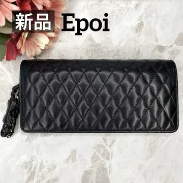 Epoi 에포이 가죽 퀼팅 장지갑