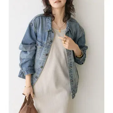 새상품급 RIVE DROITE 겉옷만 걸쳐도 멋스러운 데님 자켓