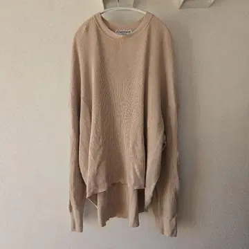 새상품급 라빠르망 아메리카나 와플 긴팔 티셔츠