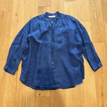 ikkuna suzuki takayuki 개더 블라우스 린넨