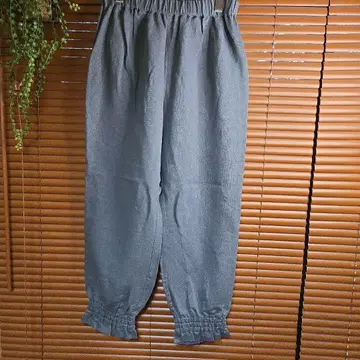 D g y 캐주얼 팬츠 그레이 허리밴딩