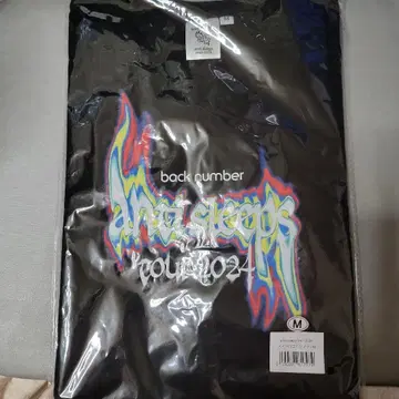 back number anti sleeps tour 2024 티셔츠 M