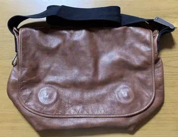 이탈리아제 오로비안코 브라운 가죽 숄더백 무료배송