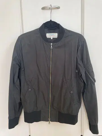 BEAMS LIGHTS 블랙 MA-1 플라이트 자켓