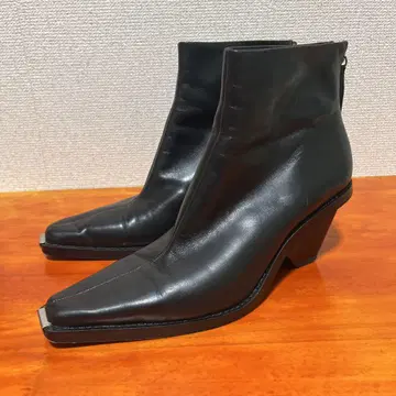 자라 메탈릭토 블랙 24cm 37 부츠