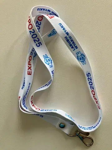 오사카 만박 러브브 미야쿠미야쿠 스트랩 콜라보 목걸이