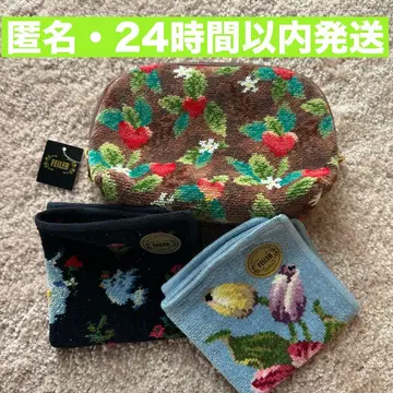 [ 새상품 미사용 ] FEILER 손수건 2장 파우치 세트