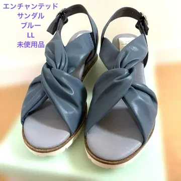 엔chanted 샌들 LL 블루 미사용품