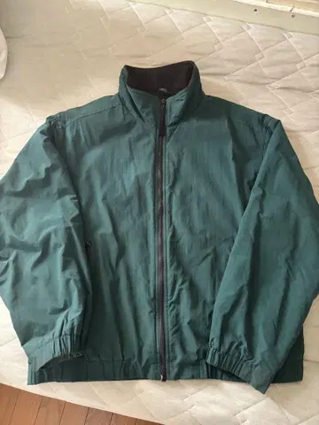 Eddie Bauer 다크 그린 나일론 자켓