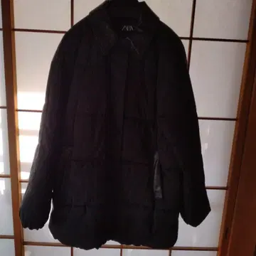 [새상품급] ZARA 블랙 퀼팅 자켓