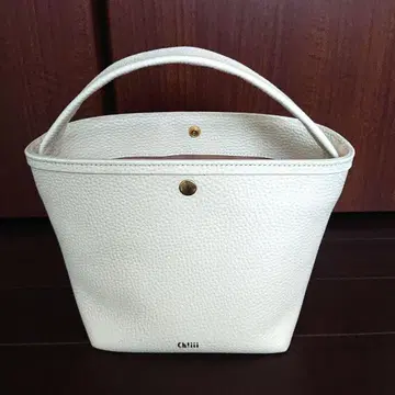 ch!iii Bag 가죽 바스켓 화이트