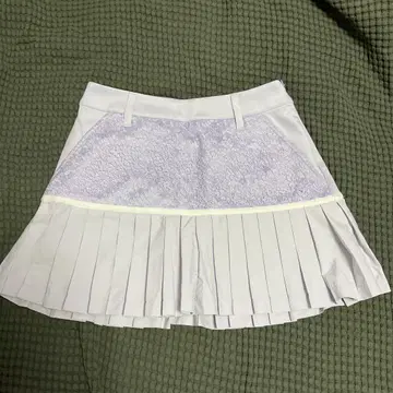 르꼬끄 연보라 플리츠 스커트 여성용 골프