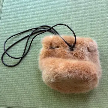 TODAYFUL 인조 모피 숄더 백