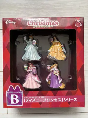 2024년 크리스마스 오너먼트 Disney 디즈니 프린세스 4체 세트