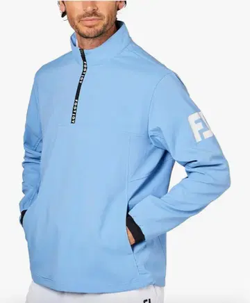 [풋조이] 골프 TWINSOF 긴팔 하프 지퍼 자켓 남성용