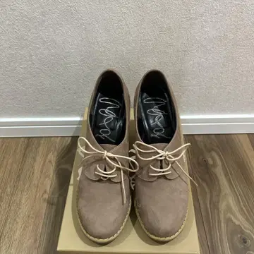 Salon 살롱 베이지 스웨이드 하이힐 펌프스 23.5cm